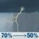 Tuesday: Showers And Thunderstorms Likely then Chance Showers And Thunderstorms